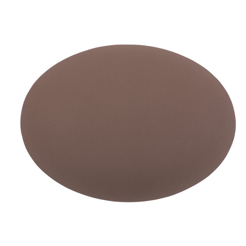 set de table togo ovale, tiseco brown - tiseco