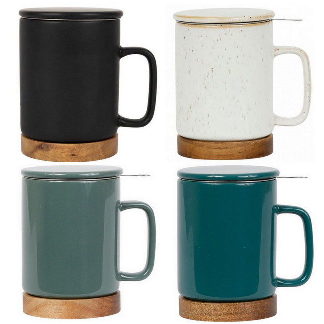 Tisanière En Grès Avec Filtre Kaki - Nordika | Fabrique De Styles