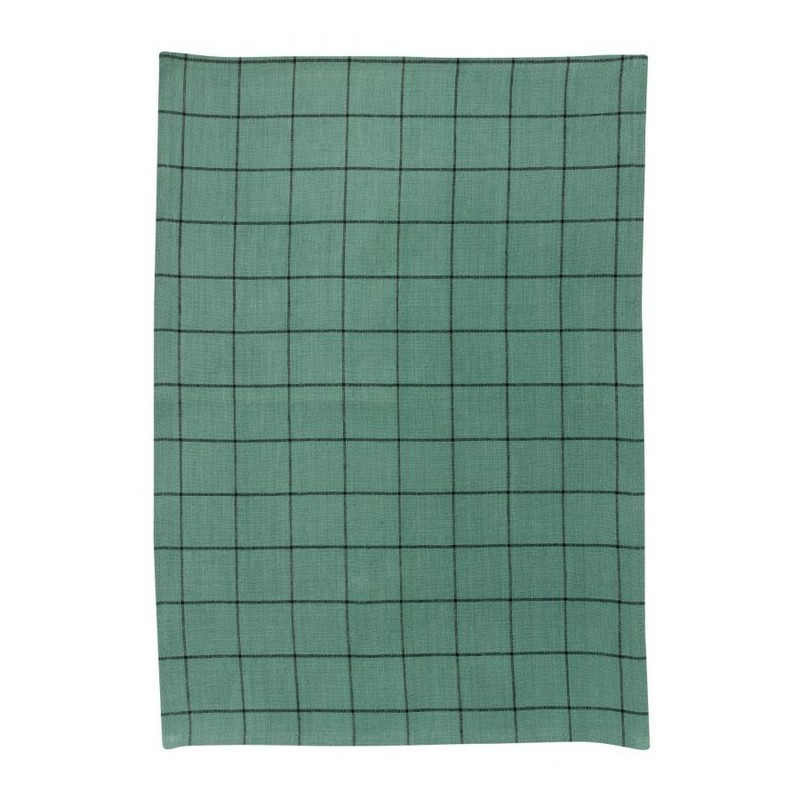 VIVARAISE - Torchon Metis Kilia Carreaux 50 x 70 cm, Vivaraise Vert - VIVARAISE