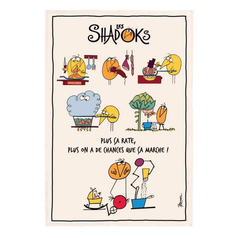 Winkler - Torchon " Les Shadoks en cuisine ", Winkler - Winkler