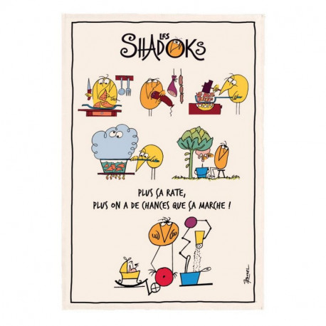 Torchon " Les Shadoks en cuisine ", Winkler