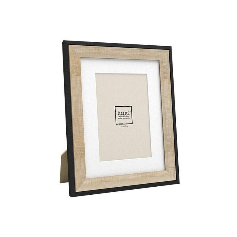 EMDE - Cadre en Bois avec Filet Noir, Emdé 15x20cm - EMDE