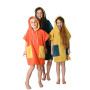 Poncho de bain enfant en velours Beach Miel, Sensei