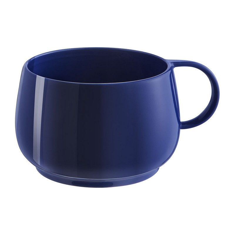 tasse déjeuner 39cl empiléo bleu gourmet, degrenne paris - guy degrenne