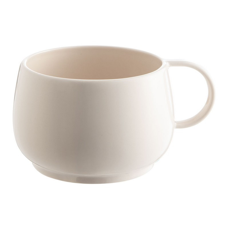 tasse déjeuner 39cl empiléo rose nude, degrenne paris - guy degrenne