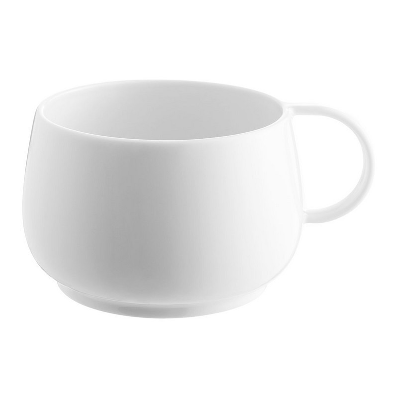 GUY DEGRENNE - Tasse déjeuner 39cl Empiléo Blanc, Degrenne Paris - GUY DEGRENNE