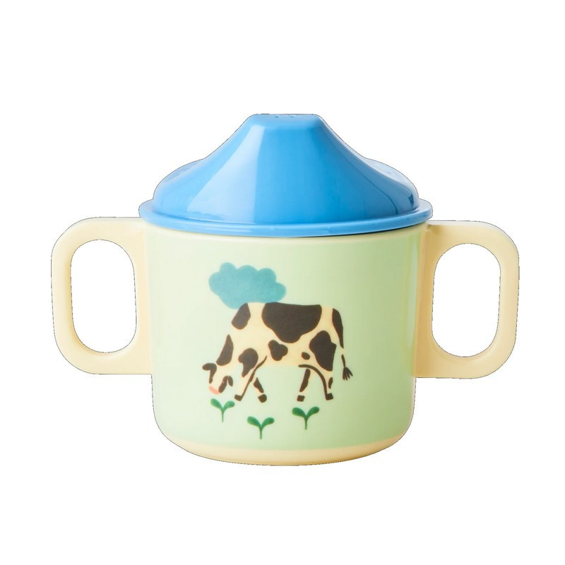 tasse 2 anses blue farm, rice - rice