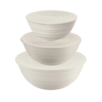 Bol avec couvercle Tierra Blanc Lait, Guzzini