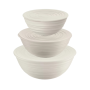 Bol avec couvercle Tierra Blanc Lait, Guzzini