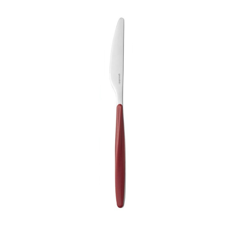 couvert de table my fusion rouge, guzzini couteau de table - guzzini