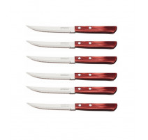 6 couteaux à steak Rouge Churrasco, Tramontina