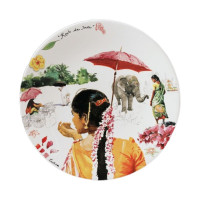 Coupe Trévise Route des Indes, Faïencerie de Gien