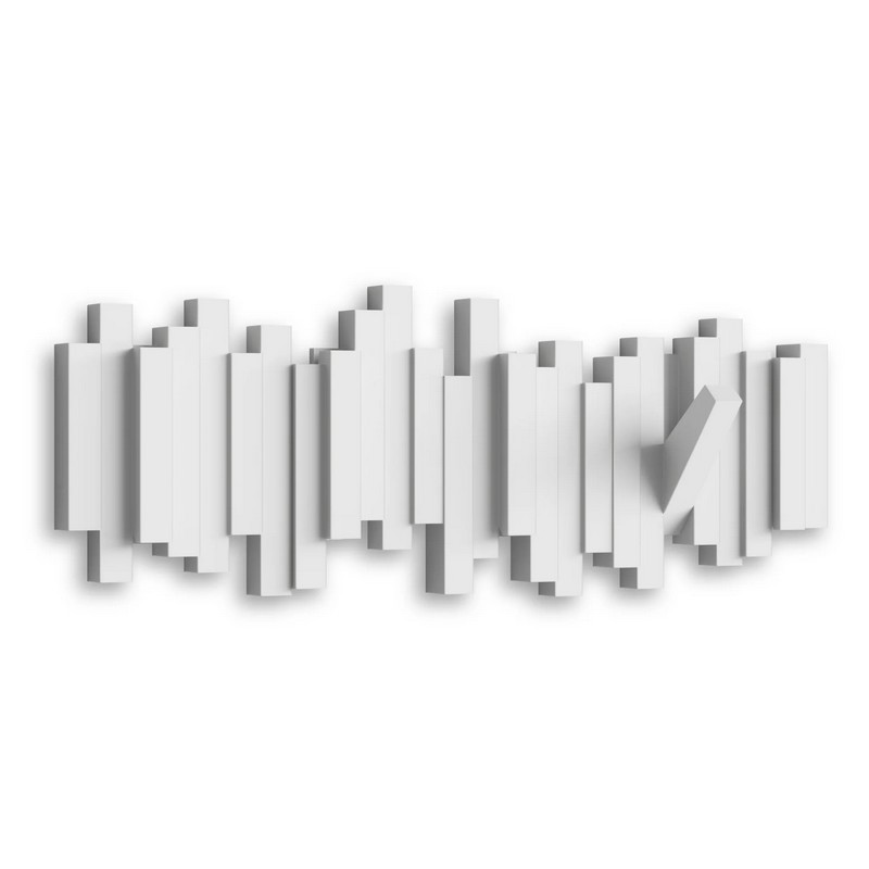 Umbra - Porte-Manteau Sticks, Umbra Blanc - Umbra