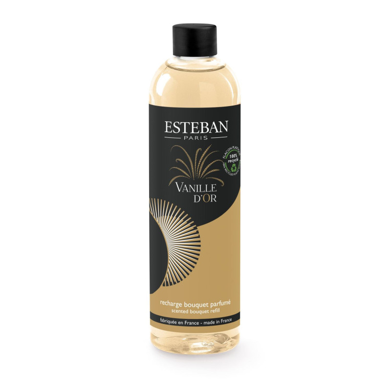 Esteban - Recharge de bouquet parfumé Vanille d'Or, Esteban 250 ml - ESTEBAN