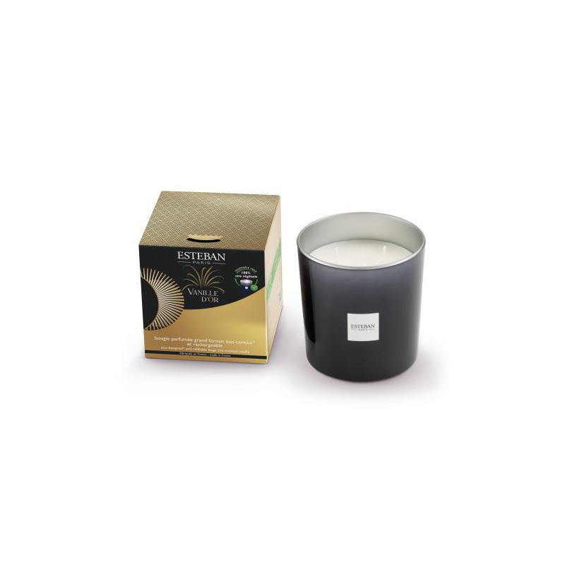 Esteban - Bougie parfumée 450g Vanille d'Or, Esteban - ESTEBAN