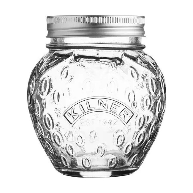 Bocal de conservation en verre Fraise, Kilner
