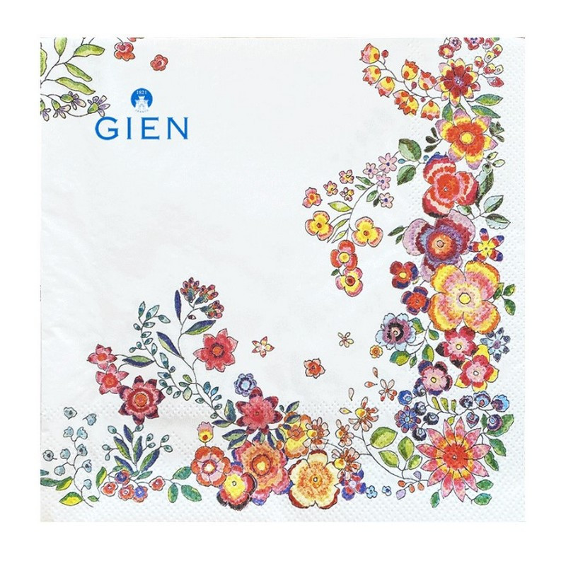 GIEN FRANCE - Serviettes en papier Poésie, Faïencerie de Gien - GIEN FRANCE