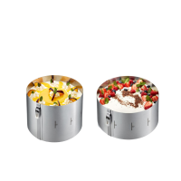 Cercle à gâteaux extensible inox Rondo Clip, Gefu