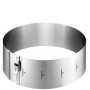 Cercle à gâteaux extensible inox Rondo Clip, Gefu