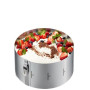 Cercle à gâteaux extensible inox Rondo Clip, Gefu
