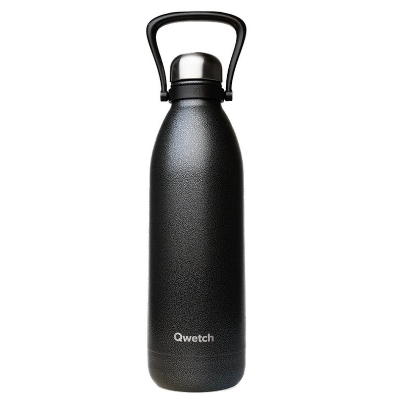 bouteille isotherme roc noir, qwetch 1.5l - qwetch