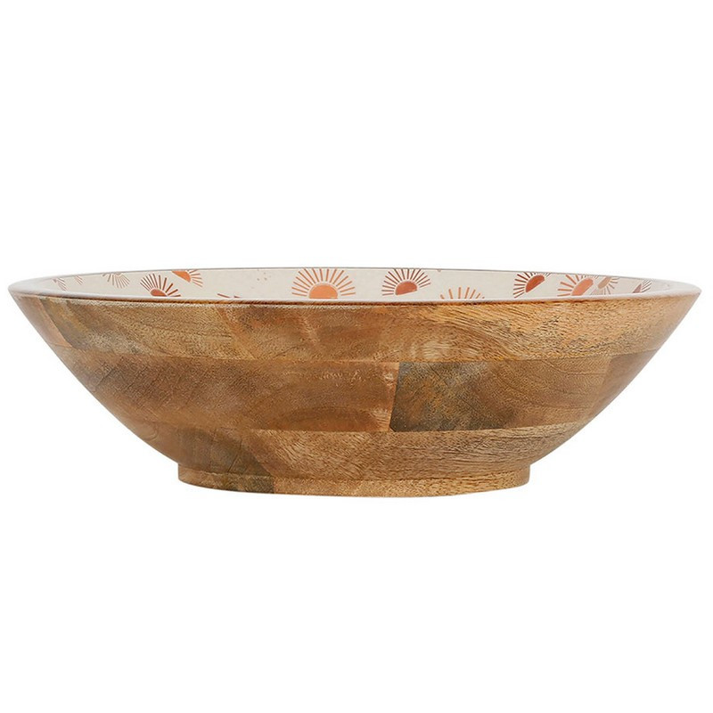 saladier 28 cm terracotta sweet leaves, sema design - sema design