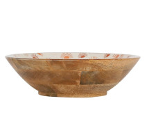 Saladier 28 cm Terracotta Sweat Leaves, Sema Design