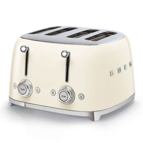 Toaster 4 tranches Années 50 Crème, SMEG