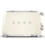 Toaster 4 tranches Années 50 Crème, SMEG