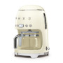 Cafetière filtre programmable Années 50 Crème, SMEG