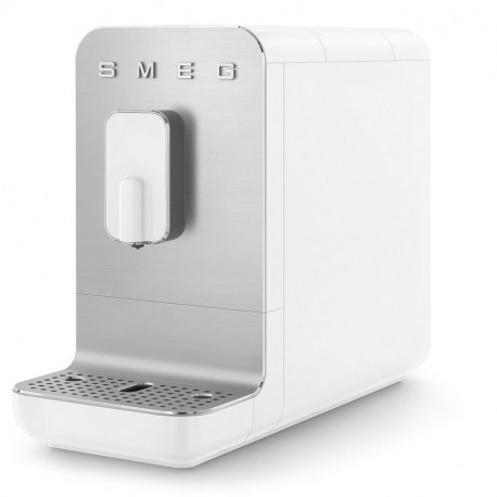 Machine à café Automatique avec broyeur intégré Années 50 Blanc, SMEG