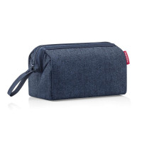 Trousse de toilette Travelcosmetic Herringbone Dark Blue, Reisenthel