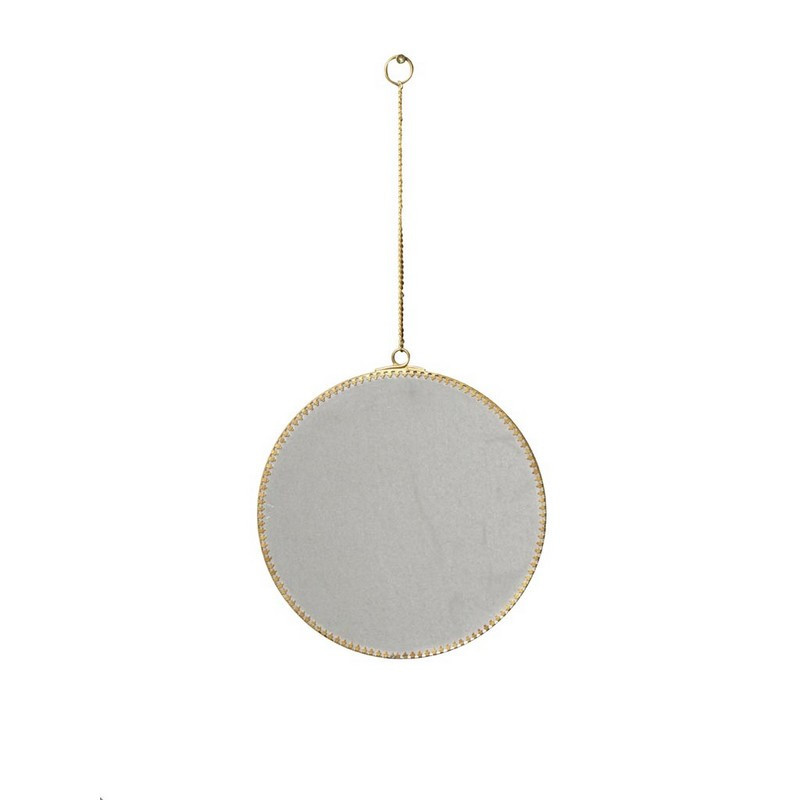Suspension Miroir Bords Festonnés, Chehoma Rond - Chehoma