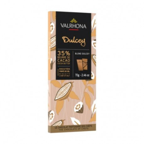 Tablette chocolat blond Dulcey 32%, Valrhona