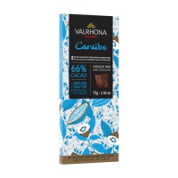 tablette chocolat noir Caraïbe 66%, Valrhona