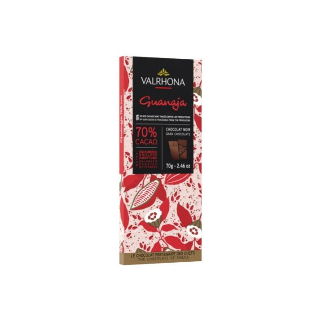 Tablette chocolat noir Guanaja 70%, Valrhona