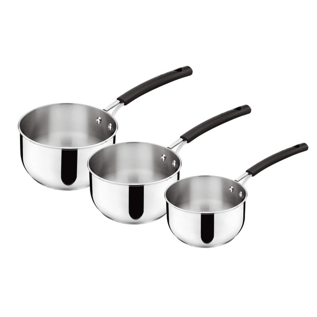 Série de 3 casseroles Tempra inox, Lagostina