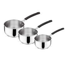 Série de 3 casseroles Tempra inox, Lagostina