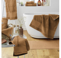 Linge de toilette Garance Camel, L'effet papillon