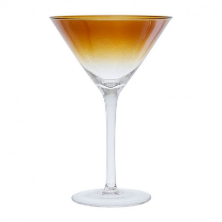 verre à pied martini 30cl, sema design ambre - sema design