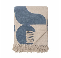 Plaid 160/130cm Agno Bleu, Bloomingville
