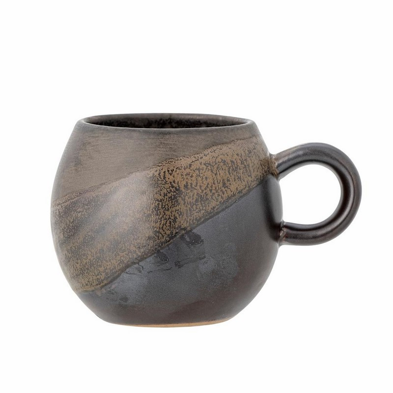 mug en grès 265ml paula, bloomingville marron - bloomingville