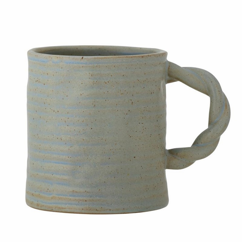 Bloomingville - Mug en Grès 500ml Reanna, Bloomingville Vert - Bloomingville