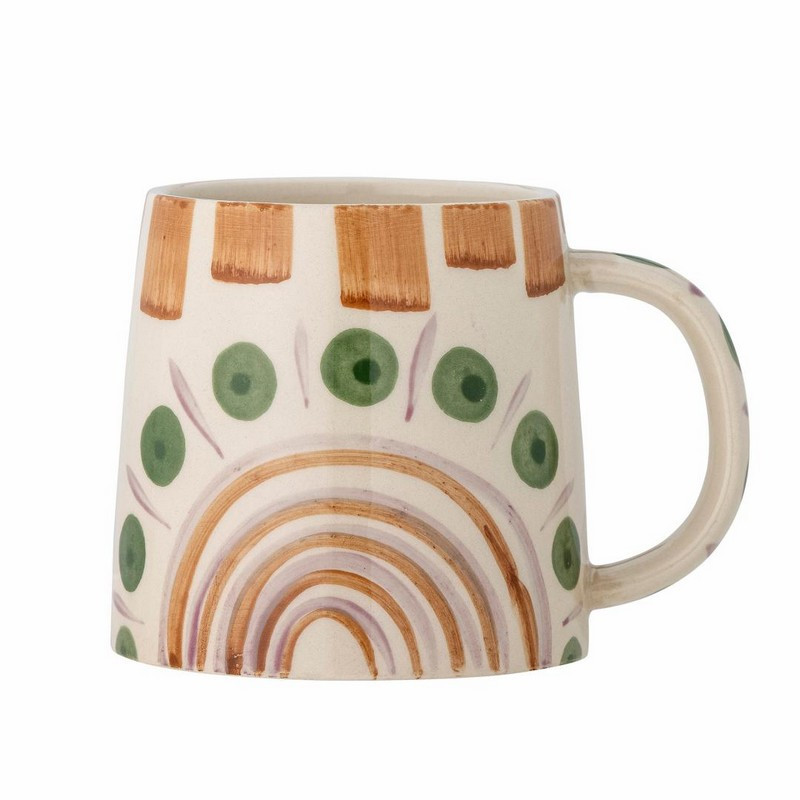 Bloomingville - Mug en Grès 515ml Shama, Bloomingville Vert - Bloomingville