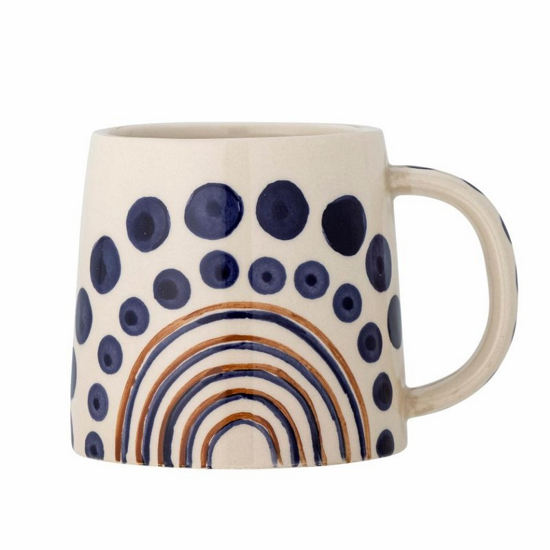Bloomingville - Mug en Grès 515ml Shama, Bloomingville Orange - Bloomingville