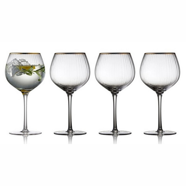 Coffret 4 verres Gin&Tonic Palermo Gold, Lyngby Glas