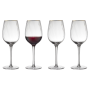 Coffret 4 verres à vin 40 cl Palermo Gold, Lyngby Glas
