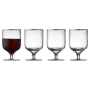 Coffret 4 verres à vin 30 cl Palermo Gold, Lyngby Glas