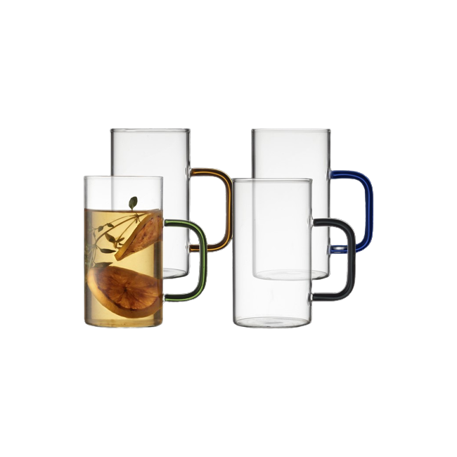 Coffret 4 mugs 35 cl Torino, Lyngby Glas