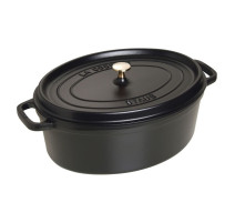 Cocotte OVALE noire, STAUB